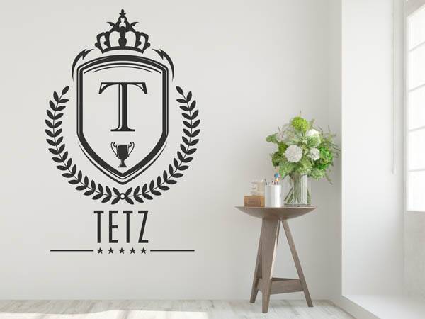 Wandtattoo Tetz Wappen