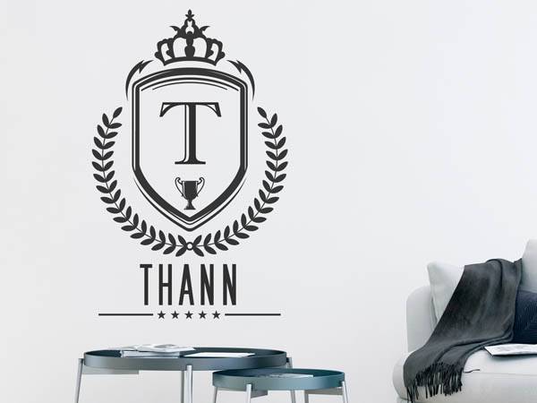 Wandtattoo Thann Wappen