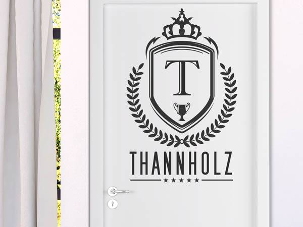 Wandtattoo Thannholz Wappen
