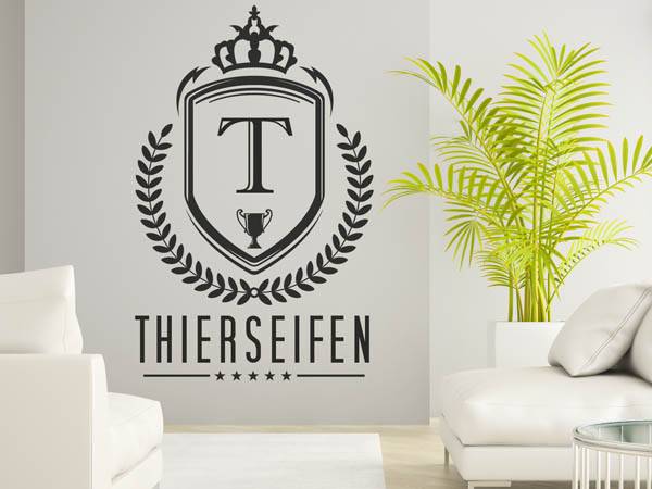 Wandtattoo Thierseifen Wappen