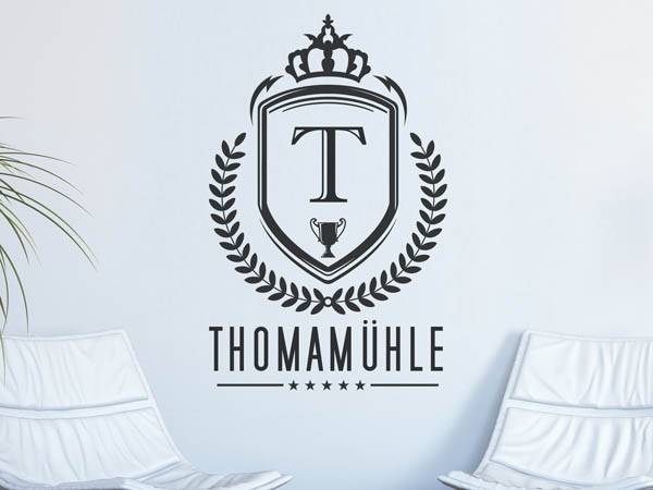 Wandtattoo Thomamühle Wappen