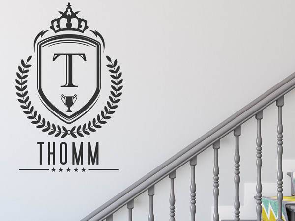 Wandtattoo Thomm Wappen
