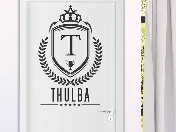 Wandtattoo Thulba Wappen