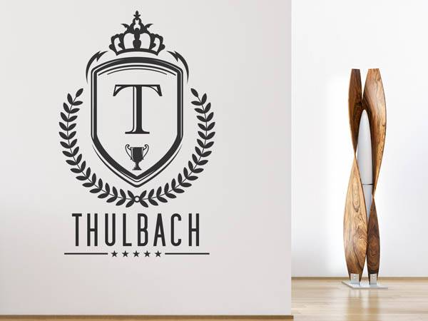 Wandtattoo Thulbach Wappen