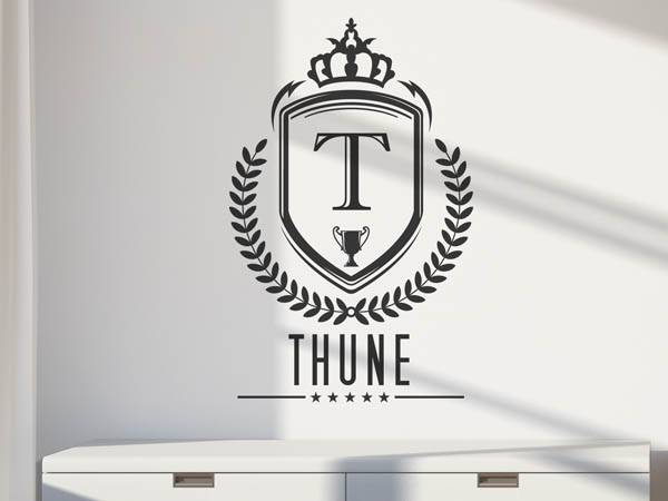 Wandtattoo Thune Wappen