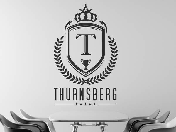 Wandtattoo Thurnsberg Wappen