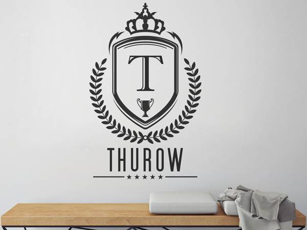 Wandtattoo Thurow Wappen