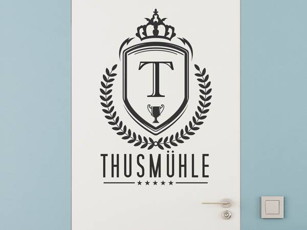 Wandtattoo Thusmühle Wappen