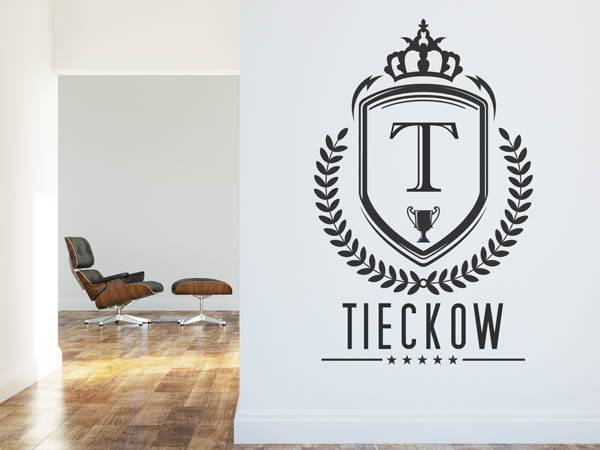 Wandtattoo Tieckow Wappen