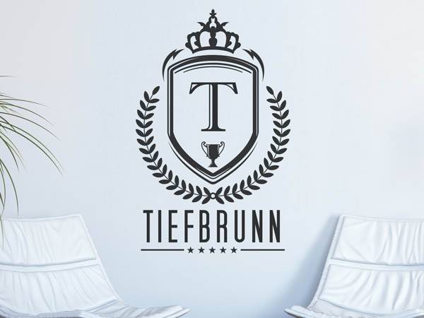 Wandtattoo Tiefbrunn Wappen
