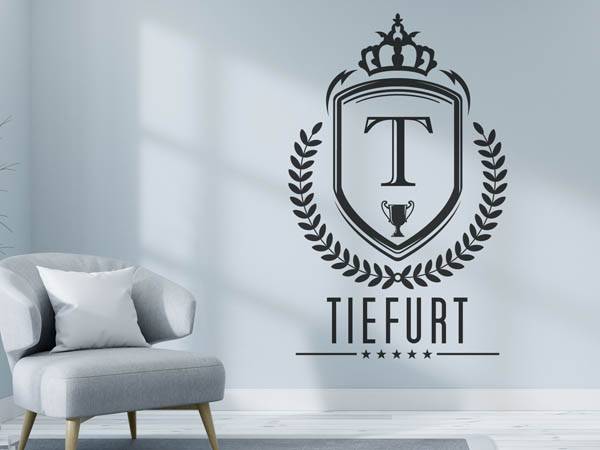 Wandtattoo Tiefurt Wappen