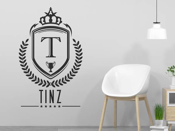 Wandtattoo Tinz Wappen