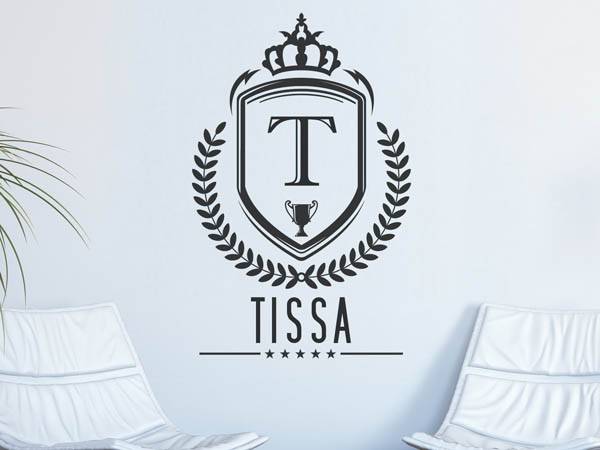Wandtattoo Tissa Wappen