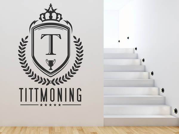 Wandtattoo Tittmoning Wappen