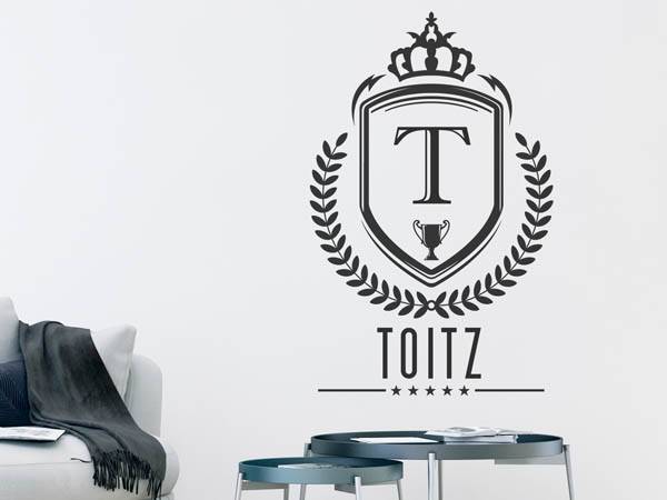 Wandtattoo Toitz Wappen