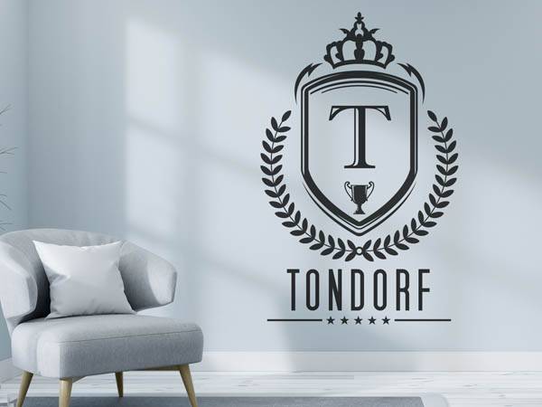 Wandtattoo Tondorf Wappen
