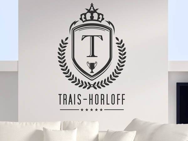 Wandtattoo Trais-Horloff Wappen