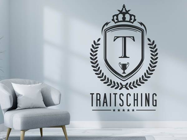 Wandtattoo Traitsching Wappen