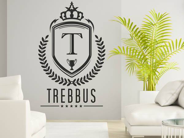 Wandtattoo Trebbus Wappen