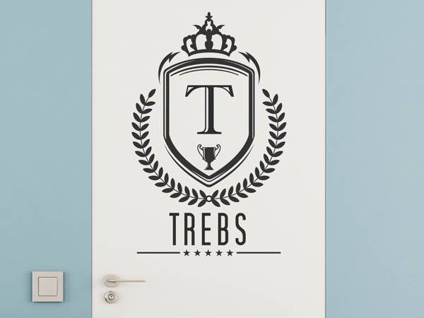 Wandtattoo Trebs Wappen