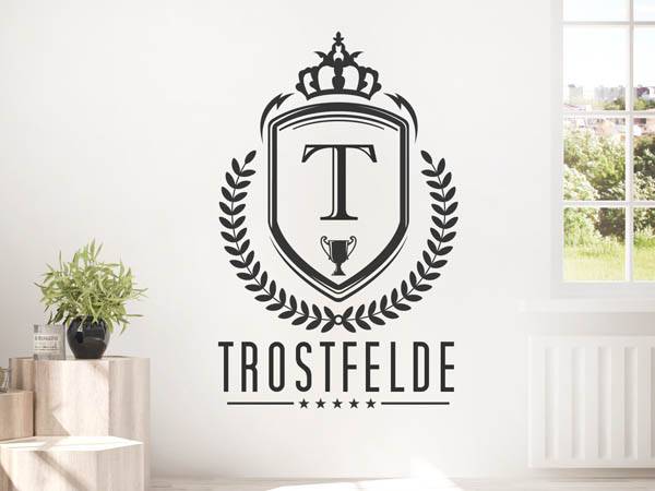 Wandtattoo Trostfelde Wappen