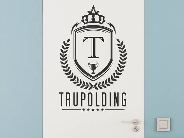 Wandtattoo Trupolding Wappen