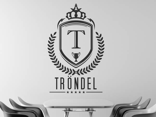Wandtattoo Tröndel Wappen