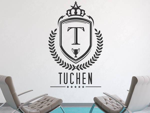 Wandtattoo Tuchen Wappen