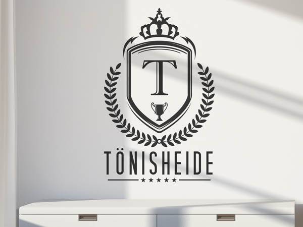 Wandtattoo Tönisheide Wappen