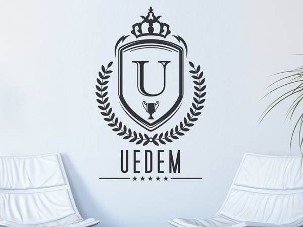 Wandtattoo Uedem Wappen