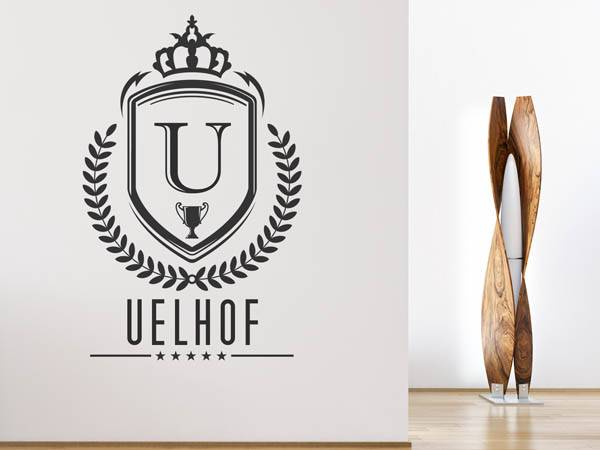 Wandtattoo Uelhof Wappen