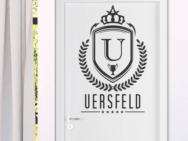 Wandtattoo Uersfeld Wappen