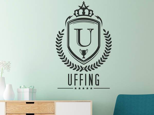 Wandtattoo Uffing Wappen