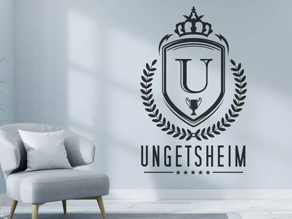 Wandtattoo Ungetsheim Wappen
