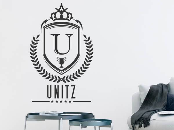 Wandtattoo Unitz Wappen