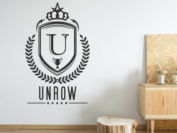 Wandtattoo Unrow Wappen