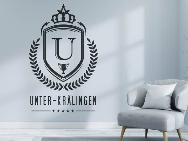 Wandtattoo Unter-Krälingen Wappen