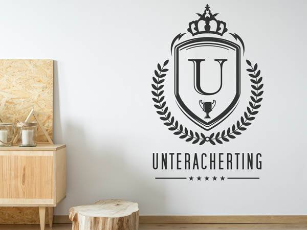 Wandtattoo Unteracherting Wappen