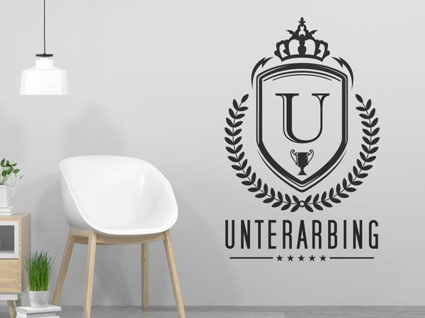 Wandtattoo Unterarbing Wappen