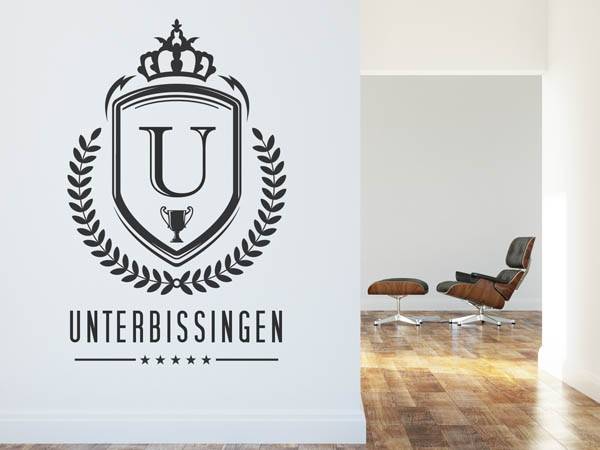 Wandtattoo Unterbissingen Wappen