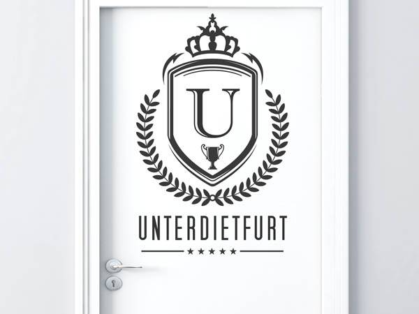 Wandtattoo Unterdietfurt Wappen