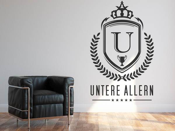 Wandtattoo Untere Allern Wappen
