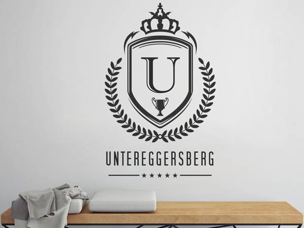 Wandtattoo Untereggersberg Wappen