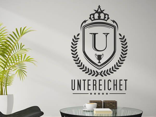 Wandtattoo Untereichet Wappen