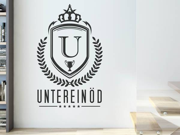 Wandtattoo Untereinöd Wappen