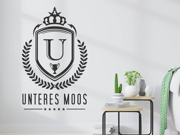 Wandtattoo Unteres Moos Wappen