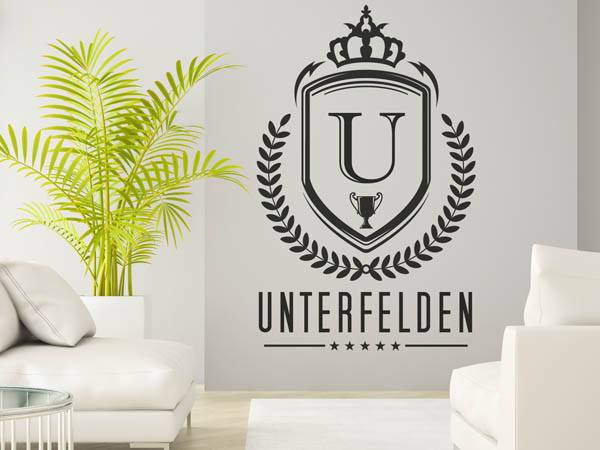 Wandtattoo Unterfelden Wappen