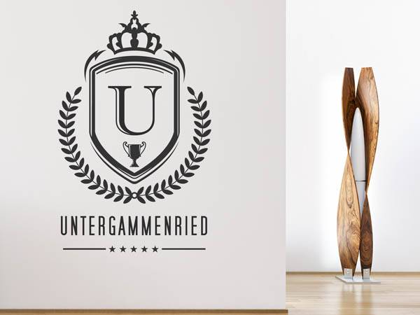 Wandtattoo Untergammenried Wappen