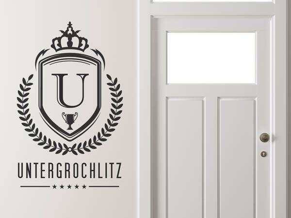 Wandtattoo Untergrochlitz Wappen