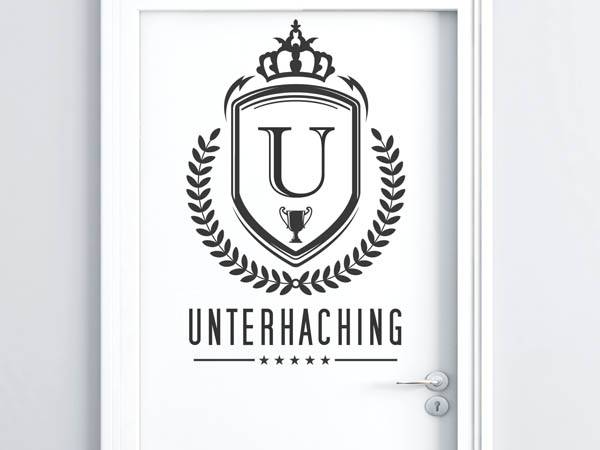 Wandtattoo Unterhaching Wappen